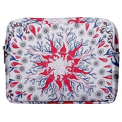 Flaming Sun Abstract Make Up Pouch (large) by okhismakingart