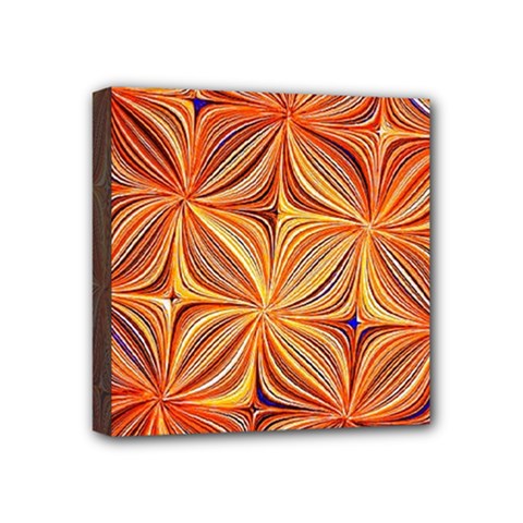 Electric Field Art Xlvi Mini Canvas 4  X 4  (stretched) by okhismakingart