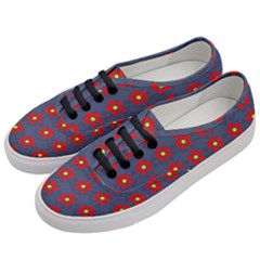 Red Begonias Women s Classic Low Top Sneakers by WensdaiAmbrose