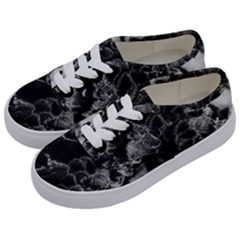 Tree Fungus Branch Vertical High Contrast Kids  Classic Low Top Sneakers by okhismakingart