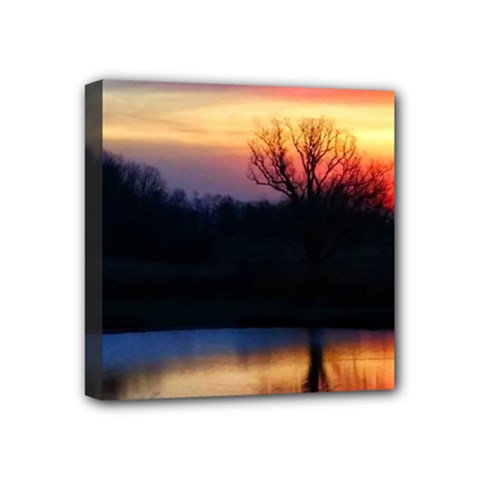 Pastel Sunrise Mini Canvas 4  X 4  (stretched) by okhismakingart