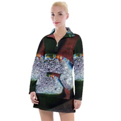 Rainbow Water Droplet Women s Hoodie Dress by okhismakingart