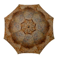Shell Fossil Ii Golf Umbrellas by okhismakingart