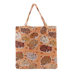 Autumn Fox Grocery Tote Bag by 100rainbowdresses