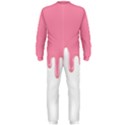 Ice Cream Pink melting background Bubble Gum OnePiece Jumpsuit (Men) View2