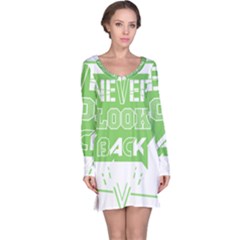 Never Look Back Long Sleeve Nightdress by Melcu