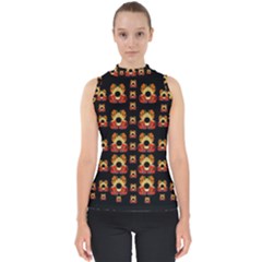 Sweets And  Candy As Decorative Mock Neck Shell Top by pepitasart