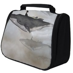 Awesome Fantasy Whale With Women In The Sky Full Print Travel Pouch (big) by FantasyWorld7