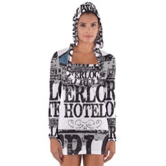 The Overlook Hotel Merch Long Sleeve Hooded T-shirt by milliahood