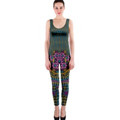 The  Only Way To Freedom And Dignity Ornate One Piece Catsuit by pepitasart