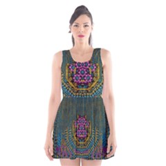 The  Only Way To Freedom And Dignity Ornate Scoop Neck Skater Dress by pepitasart