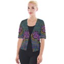 The  Only Way To Freedom And Dignity Ornate Cropped Button Cardigan View1