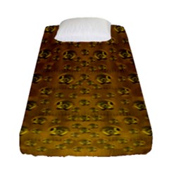 Freedom And Spectacular Butterflies Fitted Sheet (single Size) by pepitasart
