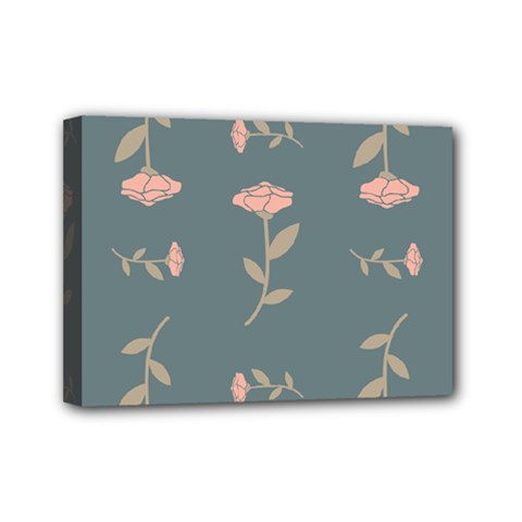 Florets Rose Flower Mini Canvas 7  X 5  (stretched) by HermanTelo