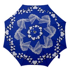 Heart Love Butterfly Mother S Day Hook Handle Umbrellas (small) by HermanTelo