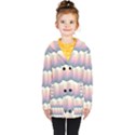 Seamless Pattern Background Block Kids  Double Breasted Button Coat View1