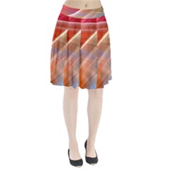 Wave Background Pattern Abstract Pleated Skirt by HermanTelo