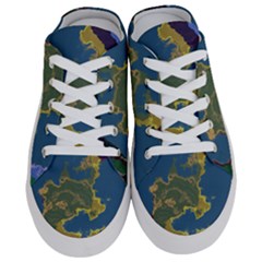 Map Geography World Half Slippers by HermanTelo