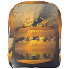 Sunset Reflection Birds Clouds Sky Full Print Backpack by HermanTelo