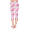 Melons Pattern Food Fruits Melon Kids  Capri Leggings  View2