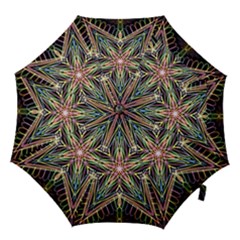 Star Mandala Pattern Design Doodle Hook Handle Umbrellas (medium) by Pakrebo