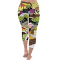 Eat Food Background Art Color Capri Winter Leggings  View4