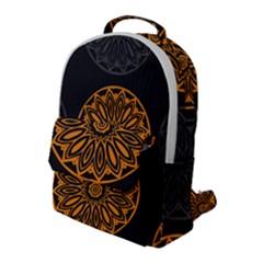 Background Design Pattern Tile Flap Pocket Backpack (large) by Mariart