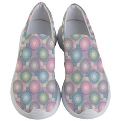 Seamless Pattern Pastels Background Women s Lightweight Slip Ons by HermanTelo