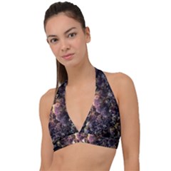 Amethyst Halter Plunge Bikini Top by WensdaiAmbrose