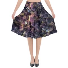 Amethyst Flared Midi Skirt by WensdaiAmbrose