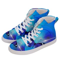 Butterfly Animal Insect Men s Hi-top Skate Sneakers by HermanTelo