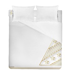 Christmas Tree Star Duvet Cover Double Side (full/ Double Size) by HermanTelo