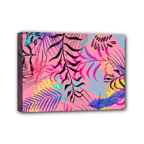 Illustration Reason Leaves Mini Canvas 7  X 5  (stretched) by HermanTelo