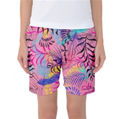 Illustration Reason Leaves Women s Basketball Shorts by HermanTelo