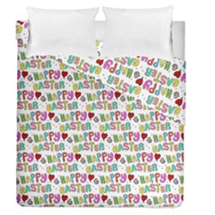 Holidays Happy Easter Duvet Cover Double Side (queen Size) by HermanTelo