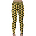 Pattern Halloween Pumpkin Color Yellow Classic Yoga Leggings View1