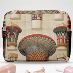 Egyptian Architecture Column Make Up Pouch (large) by Sapixe