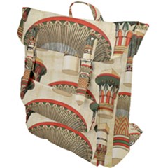 Egyptian Architecture Column Buckle Up Backpack by Sapixe