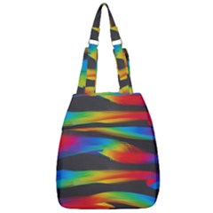 Colorful Background Center Zip Backpack by Sapixe