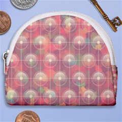 Colorful Background Abstract Horseshoe Style Canvas Pouch by Sapixe