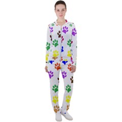Pawprints Paw Prints Paw Animal Casual Jacket And Pants Set by Sapixe