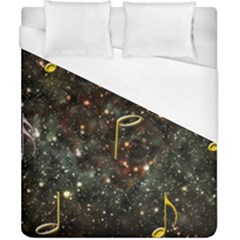 Music Clef Musical Note Background Duvet Cover (california King Size) by Bajindul