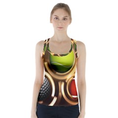 Sport Ball Tennis Golf Football Racer Back Sports Top by Bajindul