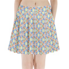 Background Wallpaper Pattern Pleated Mini Skirt by Pakrebo
