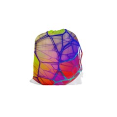Isolated Transparent Sphere Drawstring Pouch (small) by Pakrebo