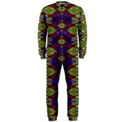 Divine Flowers Striving To Reach Universe Onepiece Jumpsuit (men)  by pepitasart