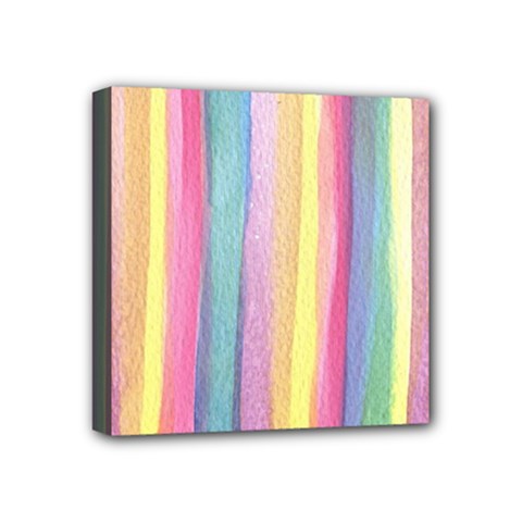 Watercolour Watercolor Background Mini Canvas 4  X 4  (stretched) by Pakrebo