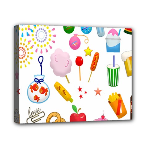 Summer Fair Food Goldfish Canvas 10  X 8  (stretched) by Nexatart