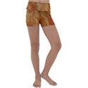 Mottle Color Movement Colorful Kids  Lightweight Velour Yoga Shorts View1