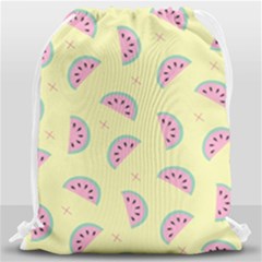 Watermelon Wallpapers  Creative Illustration And Pattern Drawstring Bag (large) by BangZart